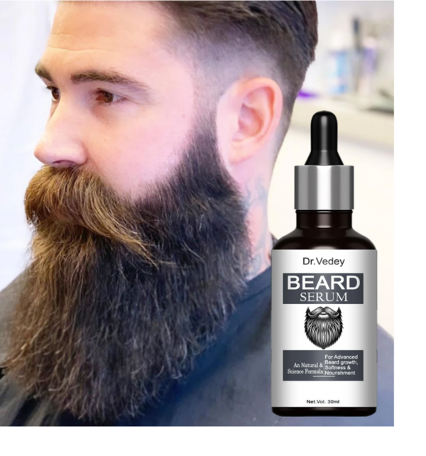 Dr. Vedey Paraben Free Beard Serum for Safe Daily Use (30 ml)