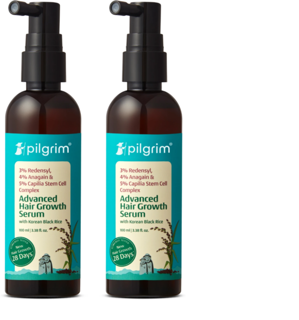 Pilgrim Hair Growth Serum (100 ML) Pack of 2 (200 ml)