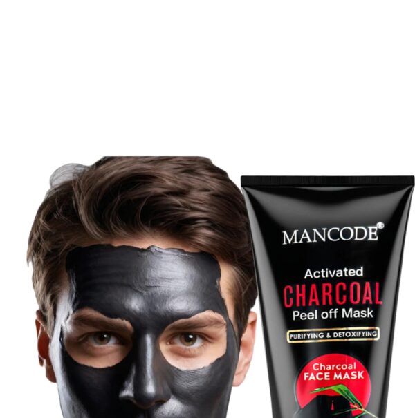 Charcoal Peel Off Mask for Men- 100gm, Detoxifies Skin, Deep Cl