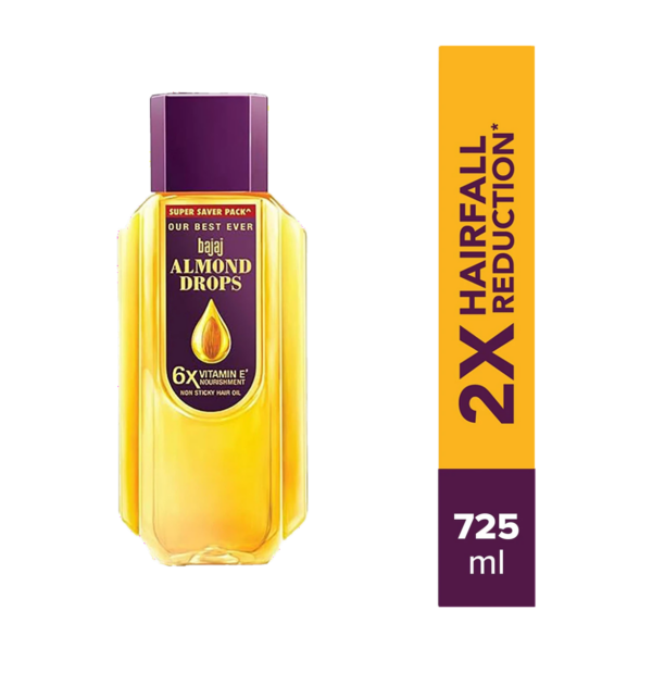 BAJAJ Almond Drops with 6X Vitamin E Nourishment for 2X Hairfall ...more