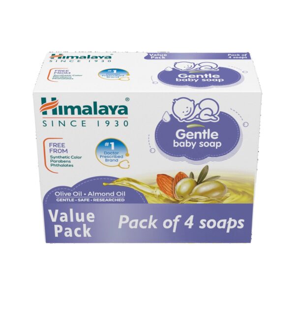 HIMALAYA GENTLE BABY SOAP VALUE PACK (4 x 75 g)