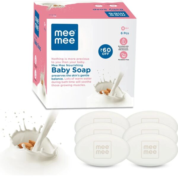 MeeMee Nourishing Baby Wellness Soap_6 (6 x 75 g)