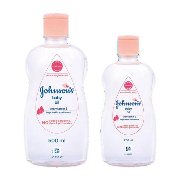 JOHNSON'S BABY Oil (500ml+200ml) Home & Travel Combo Pack (700 ml...more