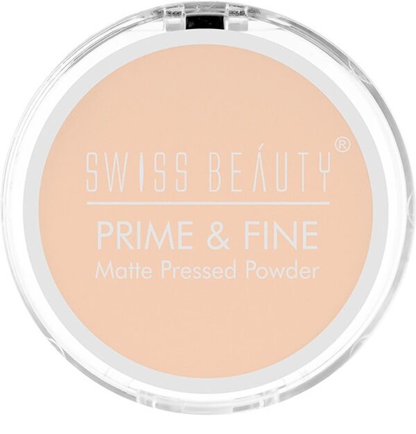 SWISS BEAUTY Prime & Fine Matte Pressed Powder | Oil Control Smoo...more
